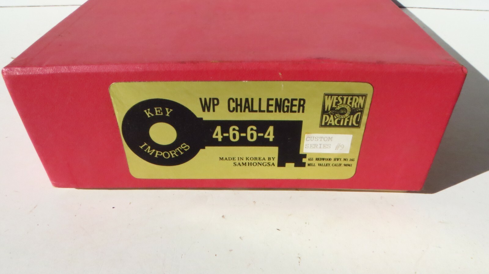 KEY IMPORTS BRASS HO WESTERN PACIFIC CHALLENGER 4-6-6-4 LOCOMOTIVE