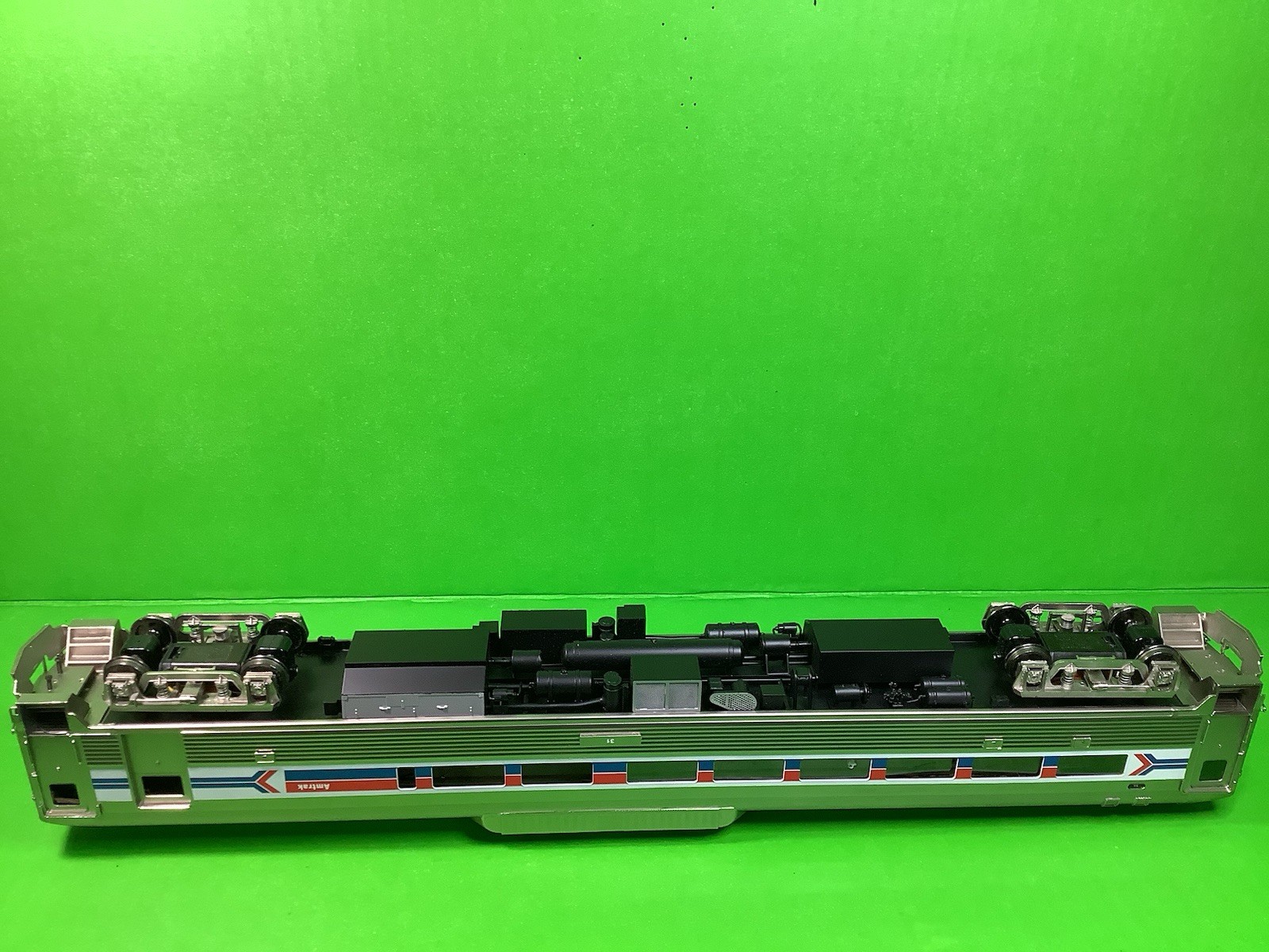 Sunset Models 3rd Rail RDC-2 AMTRAK 2 Rails Powered RDC Car OB,Styrofoam box
