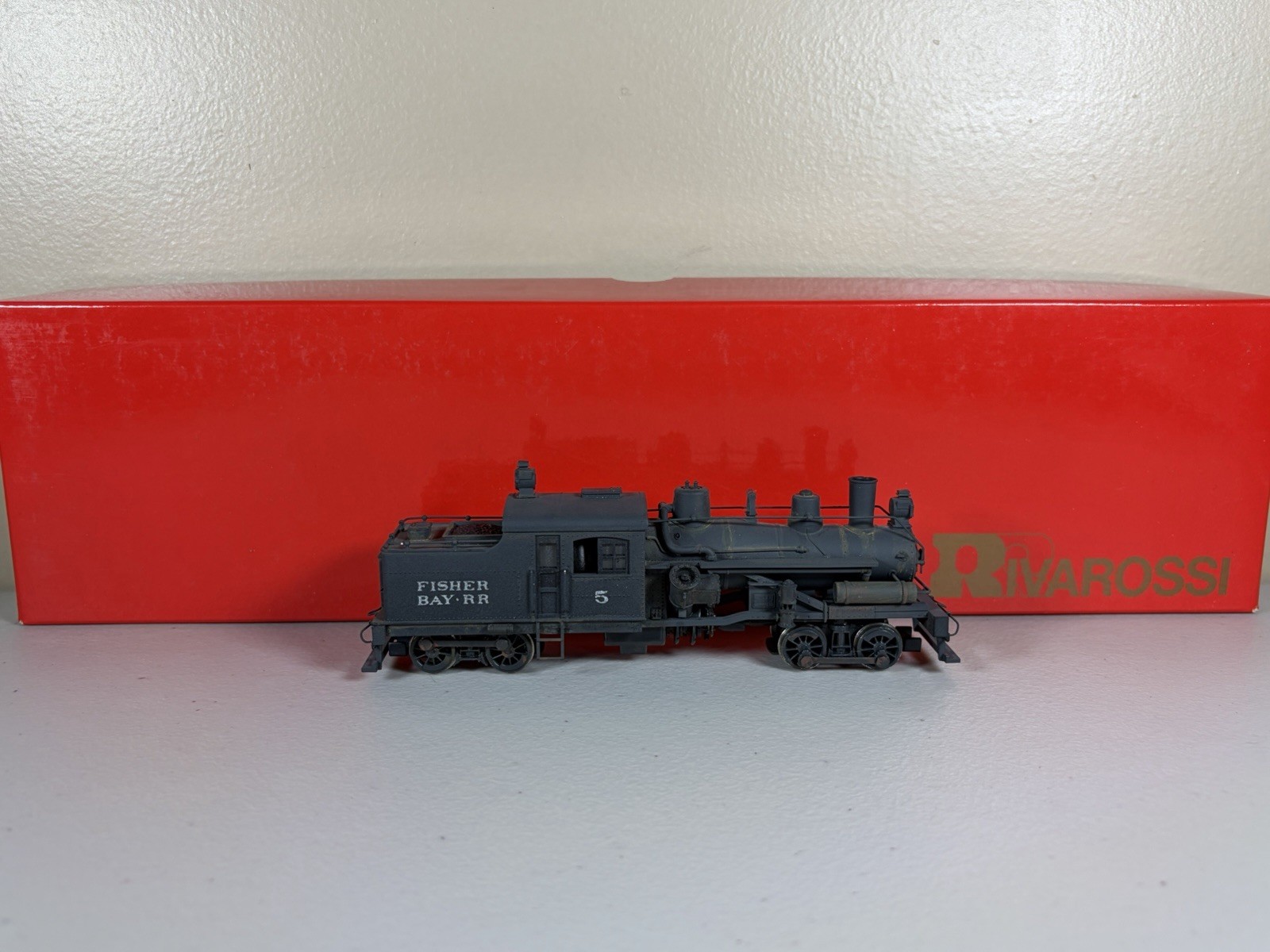 HO Rivarossi Fisher Bay RR Heisler Steam Engine #5