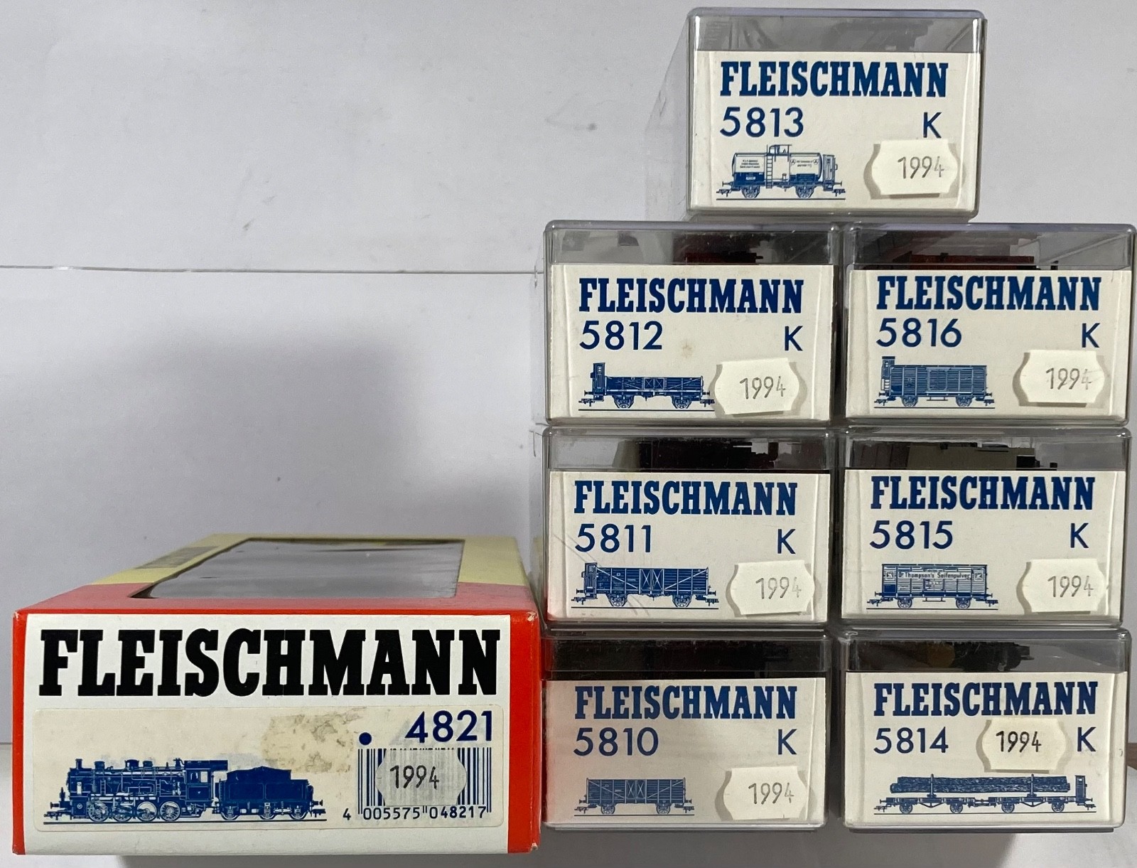 Fleischmann HO – 4891 Limited Edition Set – G8 Prussian Locomotive & 7 Wagons
