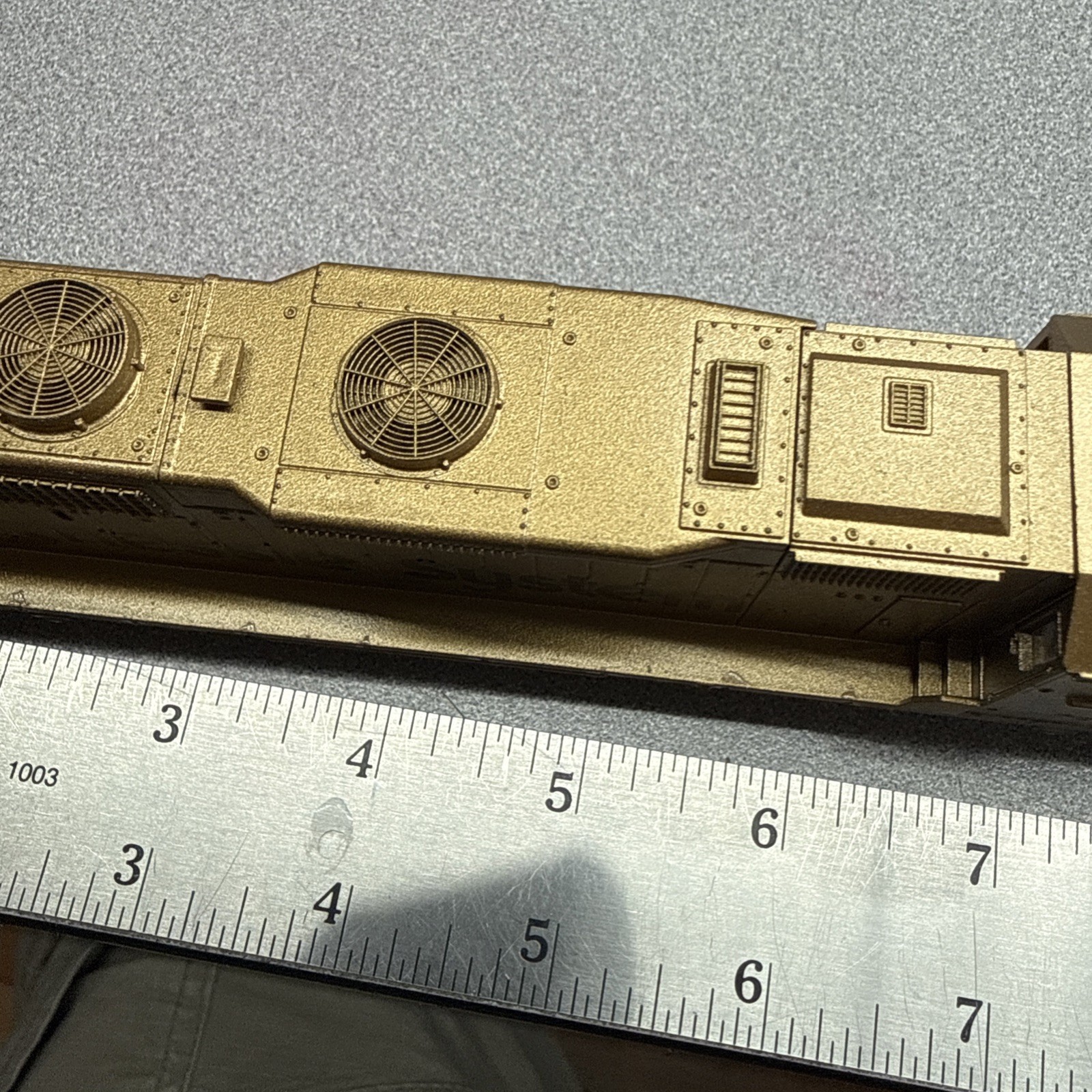 ATHEARN Shell GP40 HO B&O CHESSIE SYSTEM GM50 Special Run Gold Paint Shell Only