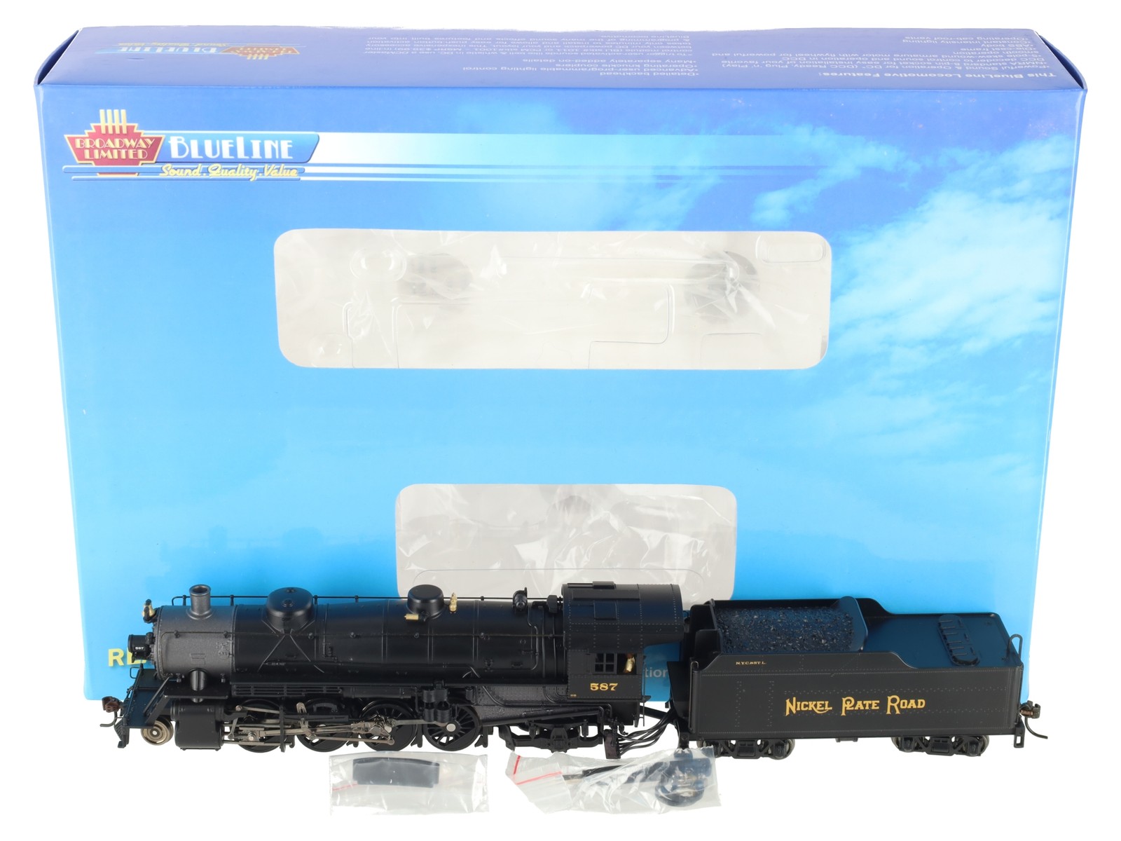 Broadway Limited 5177 HO Nickel Plate Road USRA Light 2-8-2 Mikado #587 LN/Box