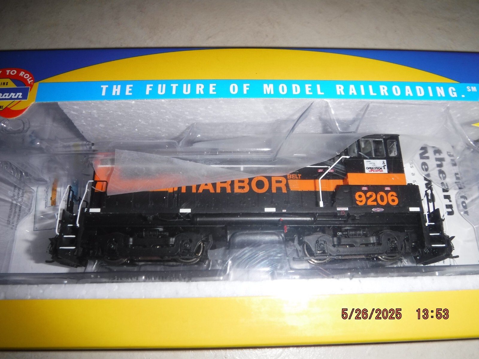 ATHEARN HO INDIANA HARBOR BELT SW1500 LOCOMOTIVE SWITCHER #9206 w/DCC QUICK-PLUG
