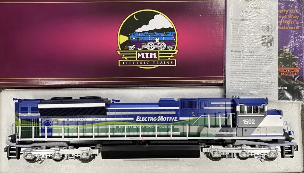 MTH PREMIER ELECTRO MOTIVE SD70ACE DIESEL ENGINE PS3! 20-20965-1 O SCALE