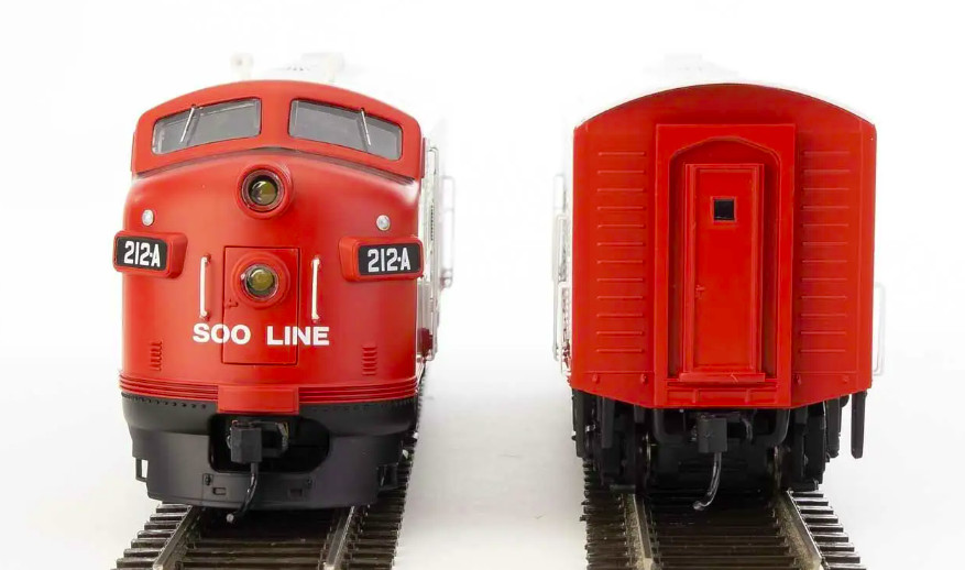 Walthers HO Scale EMD F7A-B Set (DCC/ESU Sound) Soo Line #212A/2201C NIB NEW