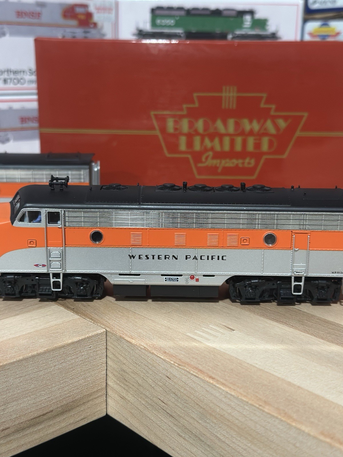 Broadway Limited Imports BLI HO F7A/B Western Pacific 913A/913B DCC&Sound LNIB