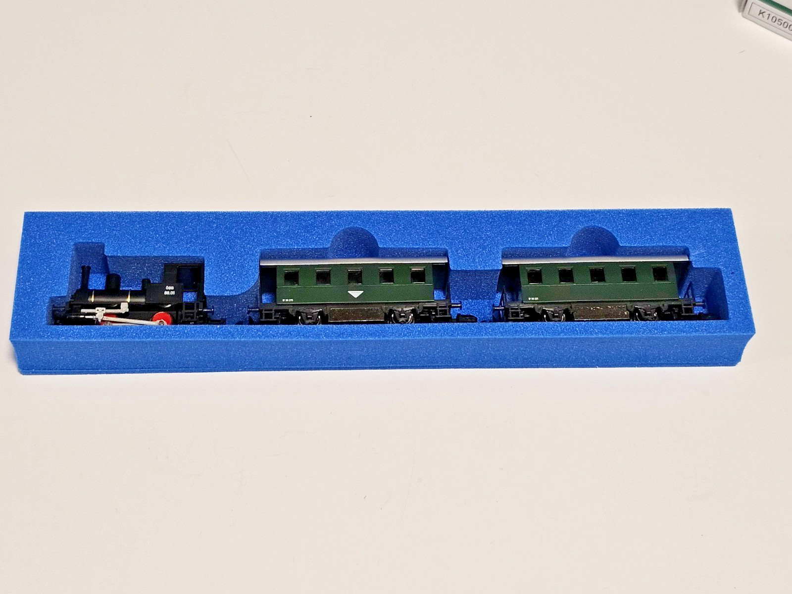 KATO K105003 N SCALE POCKET LINE SERIES STEAM DAMPFLOK MIT PERSONENWAGEN OBB
