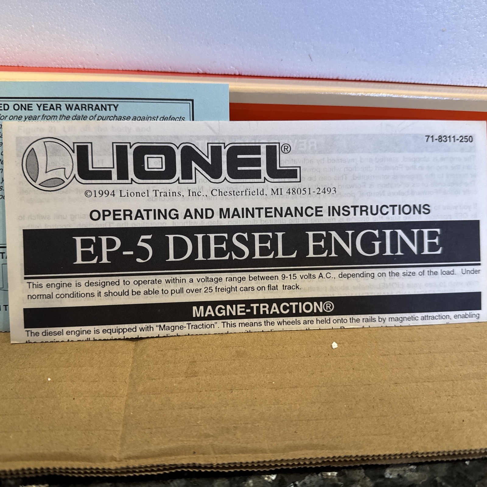 Lionel Train Disney Electric EP-5 Engine #18311 – Mickey Mouse