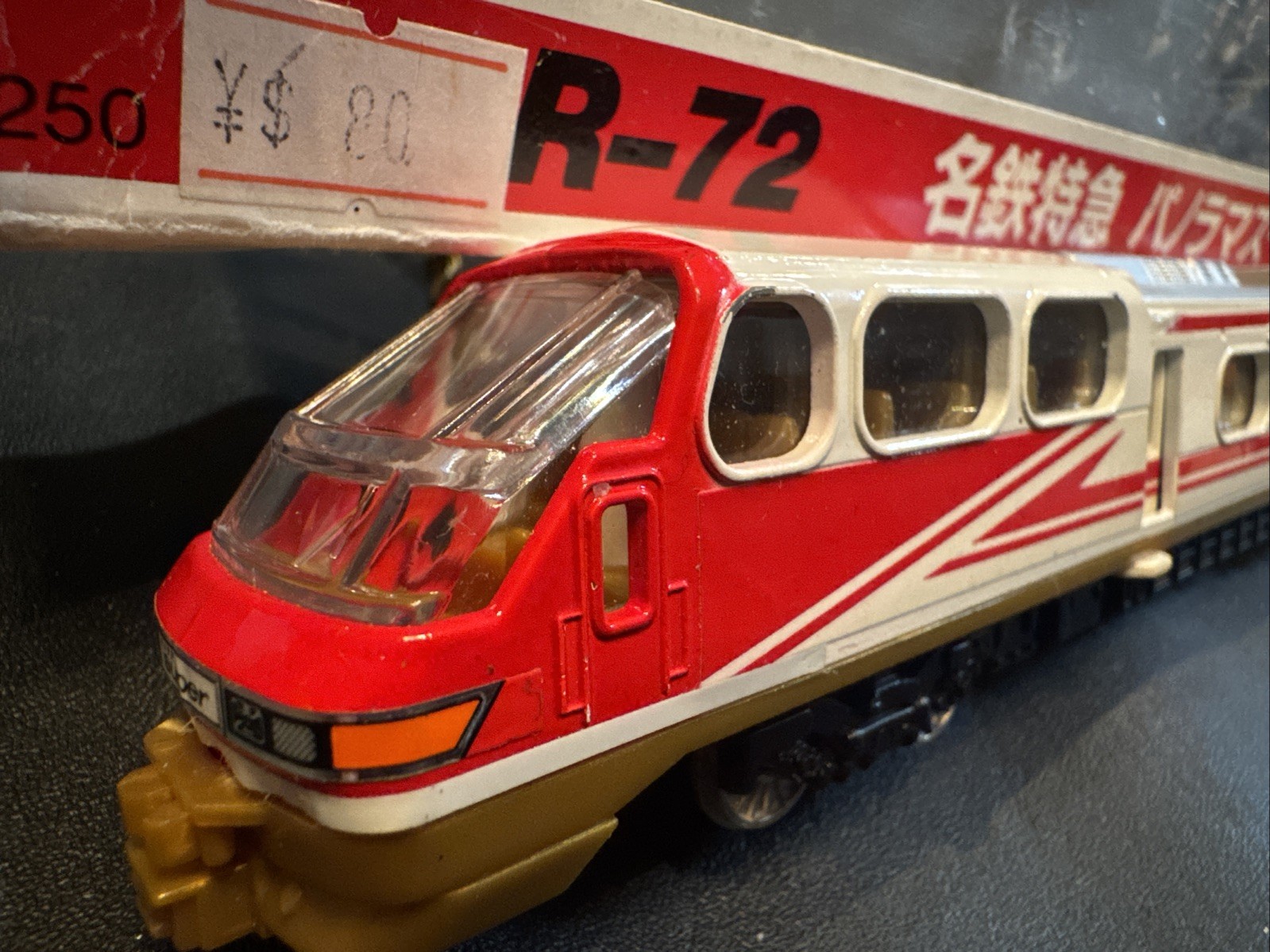 YONEZAWA DIAPET R-72 MODEL TRAIN Japan Railway Meitetsu Express Panorama Super