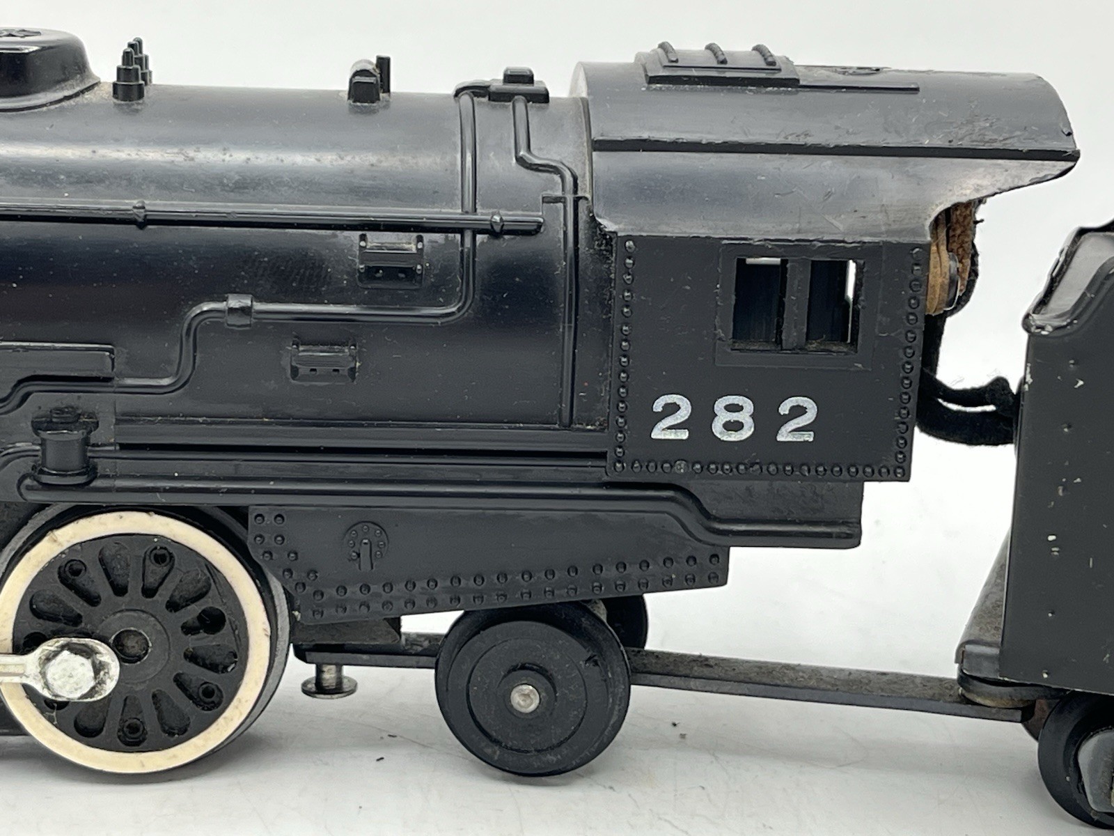 Gilbert American Flyer S Gauge #282 Pacific Loco/Tender Runs/Smokes/Choo-Choos