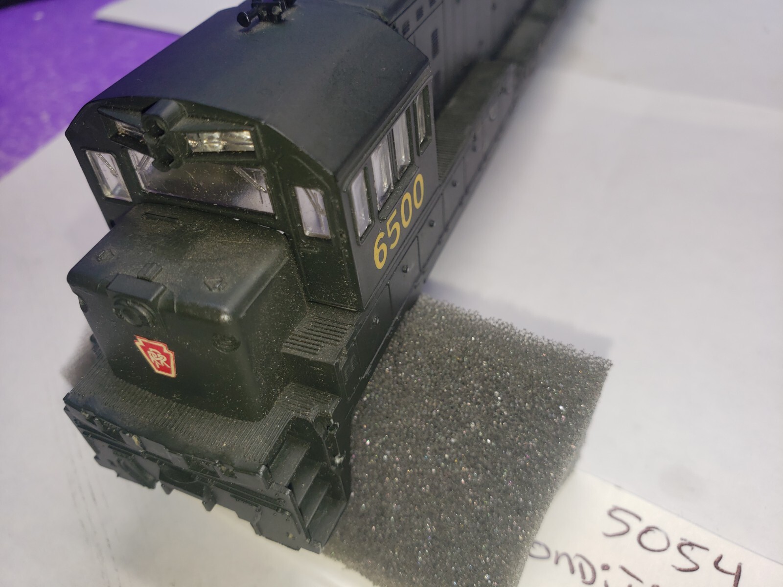 SHELL ONLY Vintage Rivarossi AHM 5054 GE U-25-C Pennsylvania PRR locomotive 6500