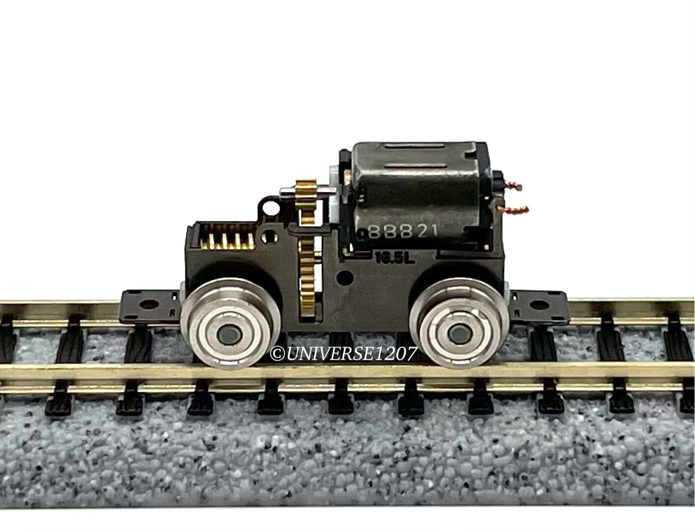 Z/Nn3/Nm/HOn2/HOf/HOi Gauge Aru Locomotive Power Drive Chassis 14mm/D5.2mm