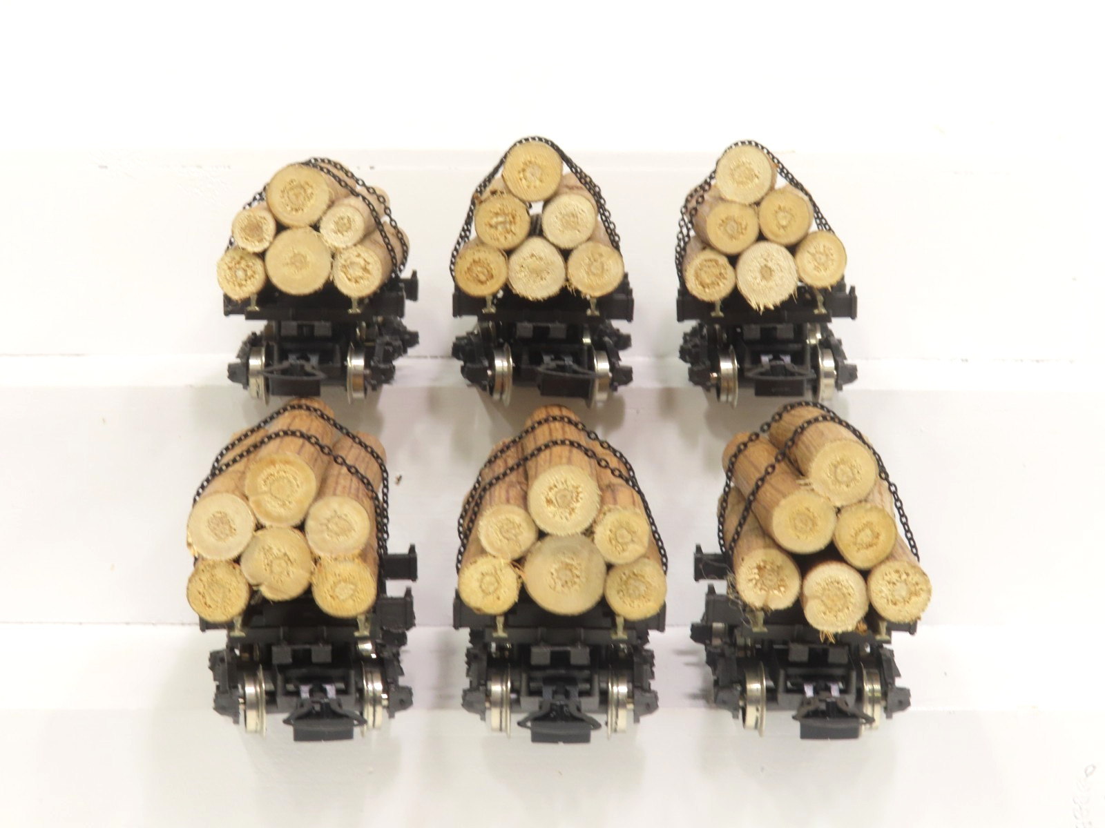 Rivarossi 1569 HO The Ohio Match Co. DC Steam Loco & Log Car Set No Box LN 13205