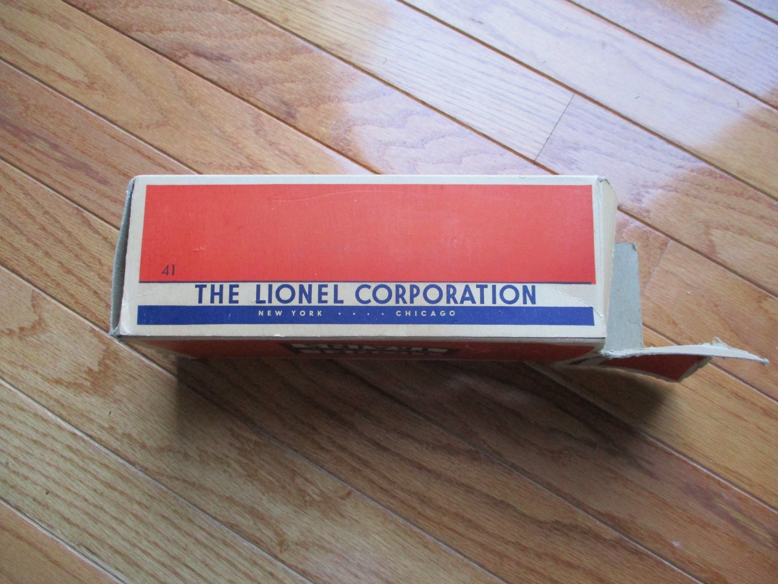 LIONEL U.S. ARMY GAS TURBINE UNIT No. 41 ORIGINAL BOX & INSTRUCTIONS