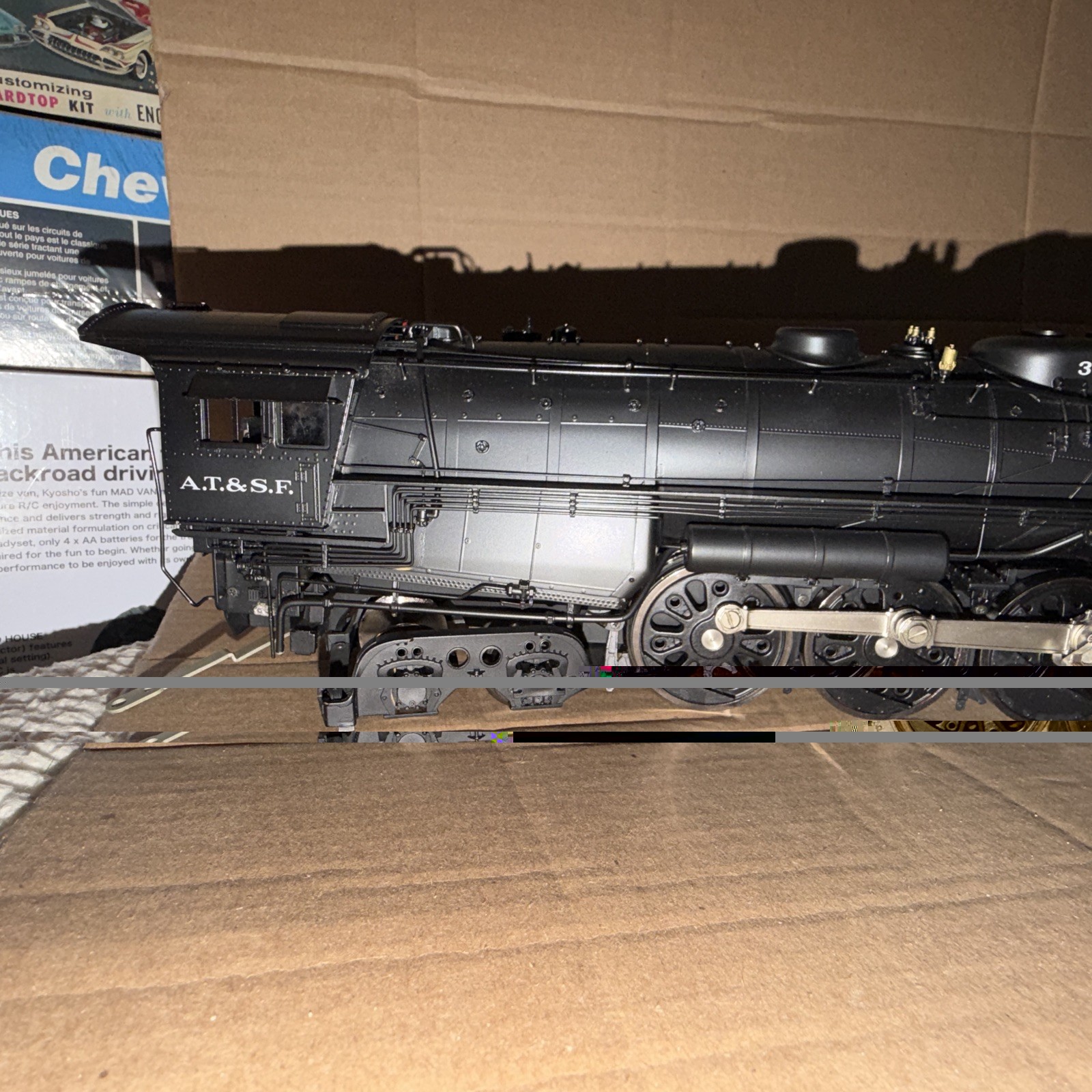 3rd Rail Sunset Models Brass Santa Fe 4-8-4 Loco #3751