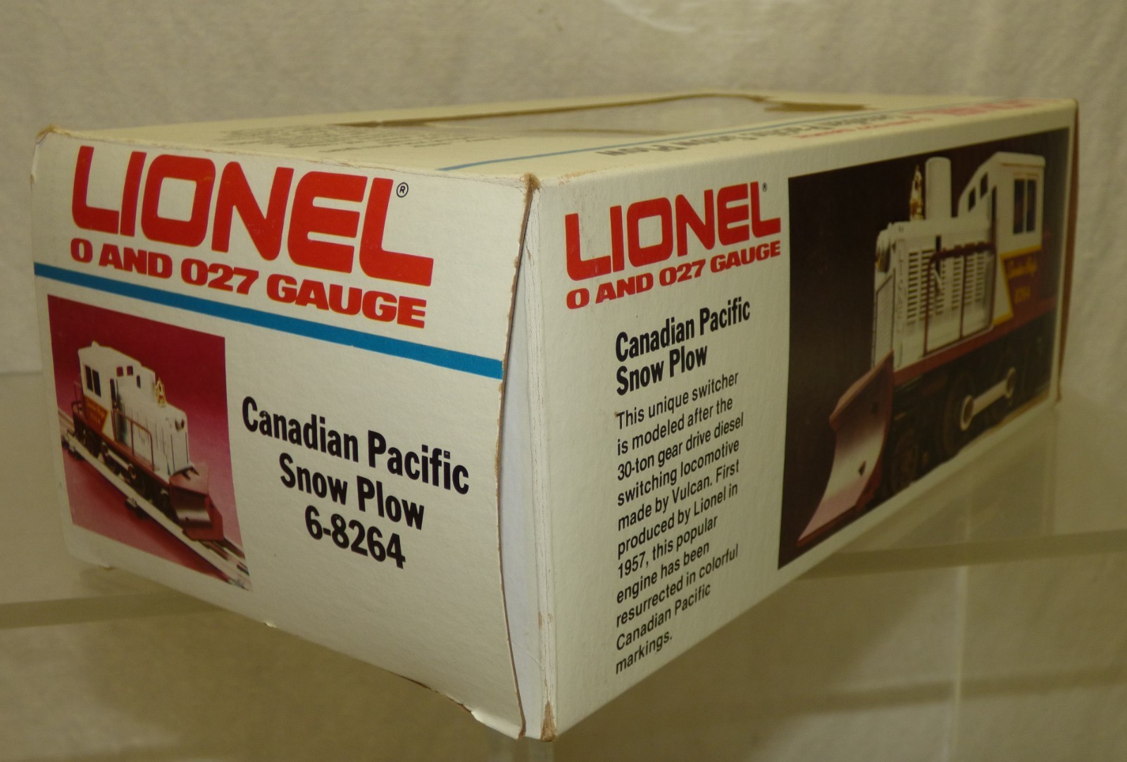 Vintage LIONEL 6-8264 Canadian Pacific SNOW PLOW Engine in Original Box