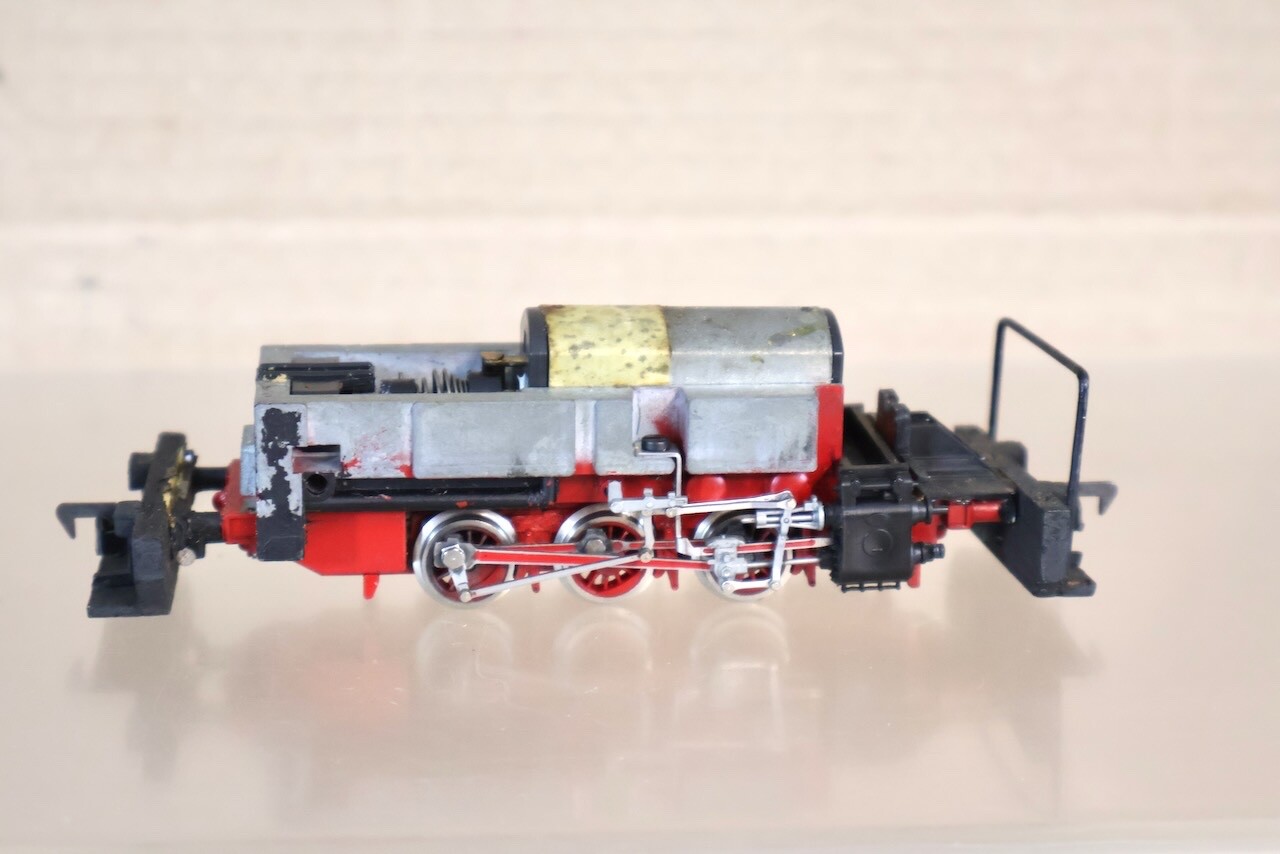KIT SCRATCH BUILT ROCO O-16.5 WSLR 0-6-0 NARROW GAUGE LOGGING LOCOMOTIVE 42 ol