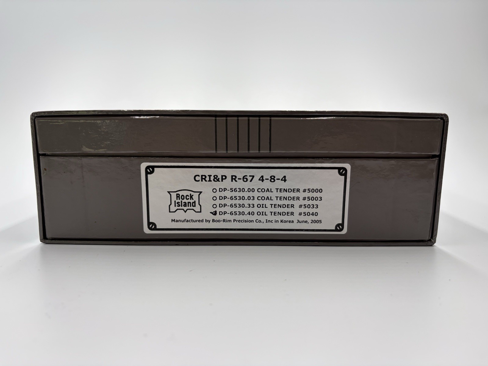 HO Scale Division Point CRI&P Rock Island R-67 4-8-4 Steam Locomotive
