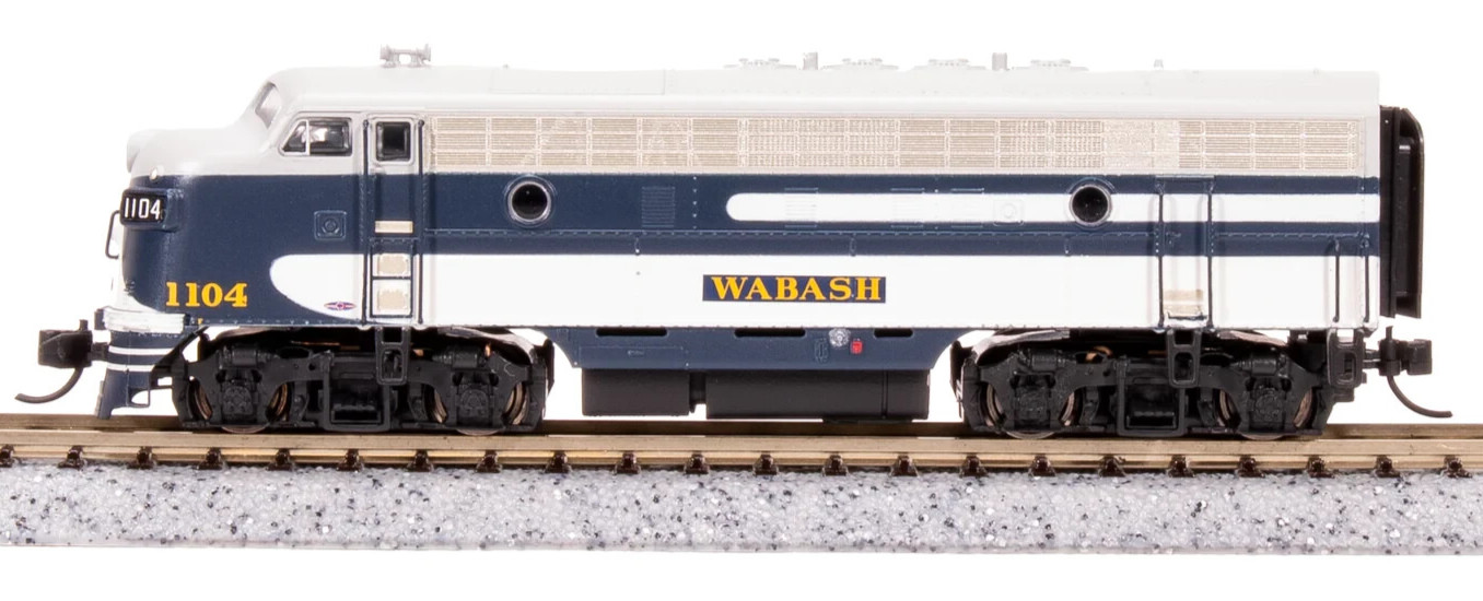 BROADWAY LIMITED 7785 N EMD F7A, WAB 1104A, AS-DELIVERED, PARAGON4 SOUND/DC/DCC