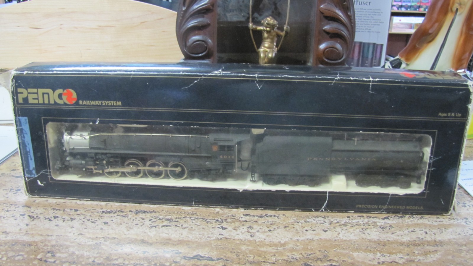 USED HO STEAM PEMCO 3202-002 4-8-2 MOUNTAIN PENNSYLVANIA (X).