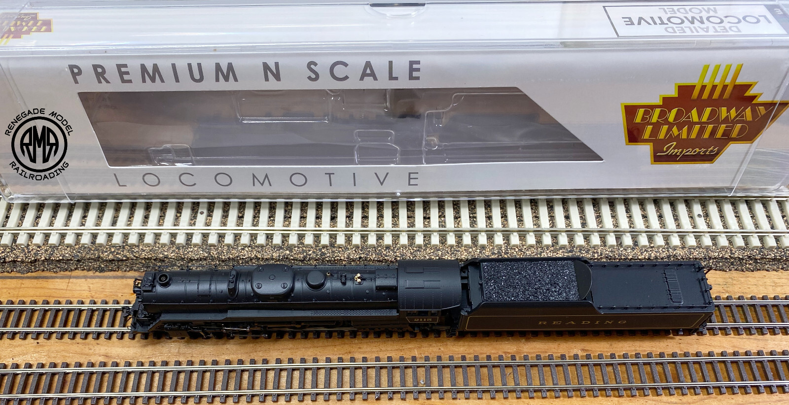 Broadway Limited 7400 Reading T1 4-8-4 #2101 Paragon 4 Sound DC DCC Smoke N