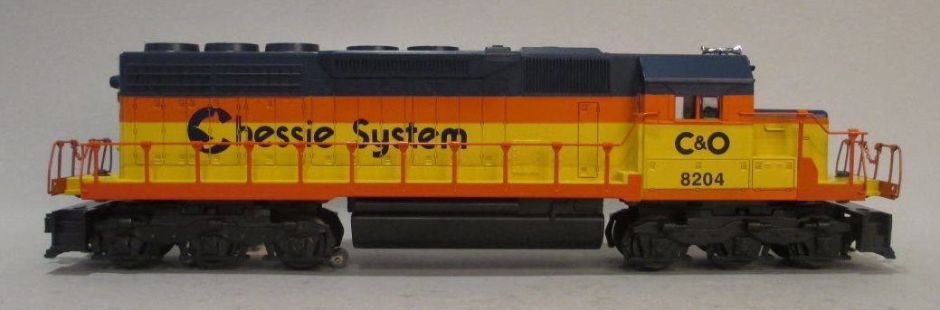 Lionel 6-18204 O Gauge Chessie System SD40 Non-Powered Diesel Locomotive #8204
