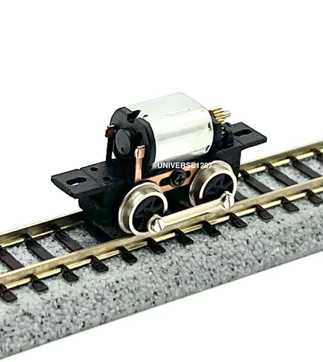 N/HOn30/HOe/009 Gauge 0-4-0 Rod-Driven Locomotive Power Drive Chassis 14mm/7mm