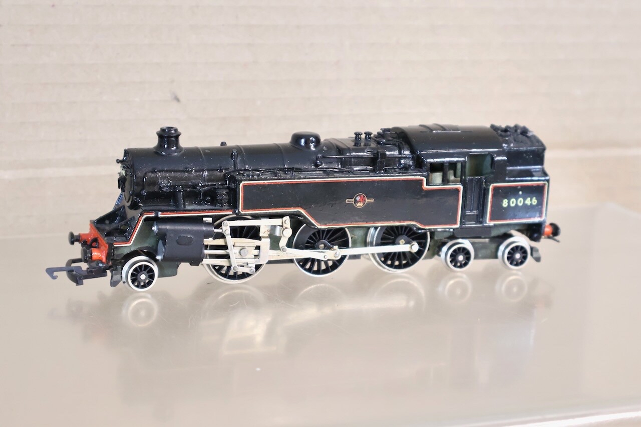 WRENN RE PAINTED BR 2-6-4 STANDARD CLASS 4MT TANK LOCOMOTIVE 80046 ol