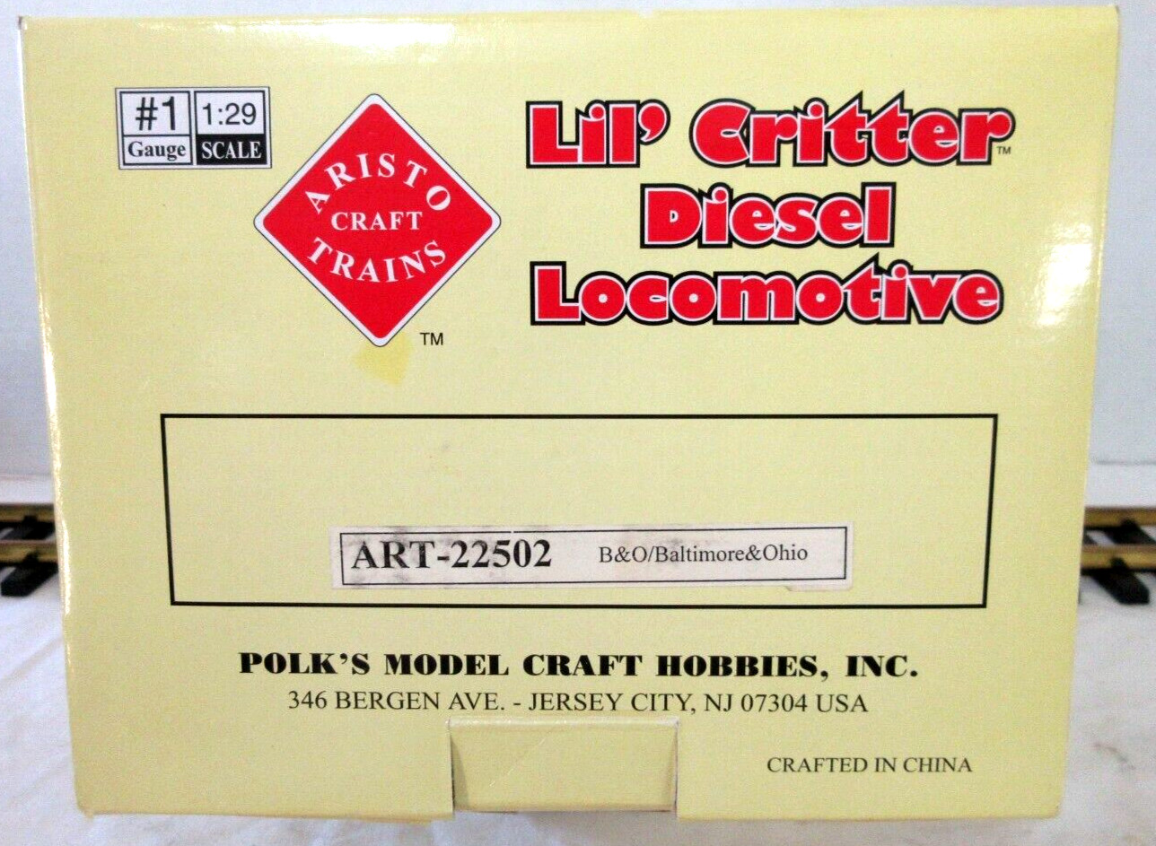ARISTO CRAFT 22502 B & O LIl’ CRITTER DIESEL ENGINE NEW