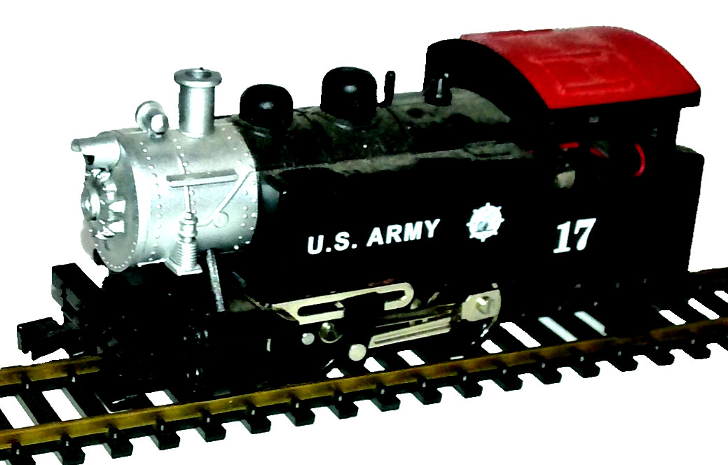 Model Power 0-4-0 HO Scale U.S. Army Locomotive (#17)