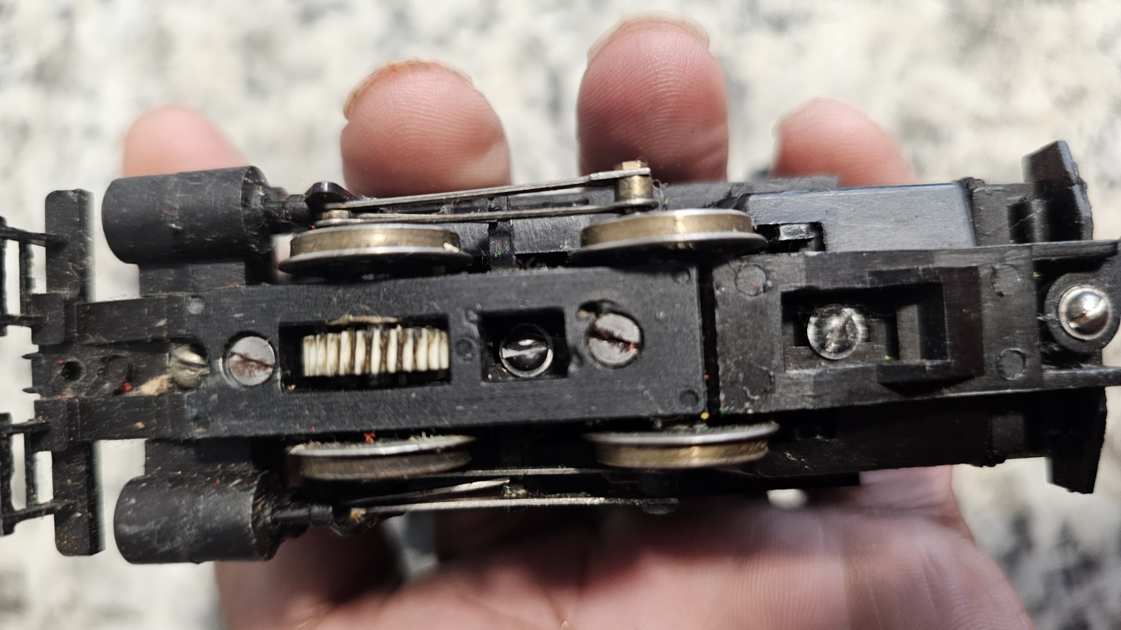 HO scale die-cast metal Rivarossi steam locomotive and tender