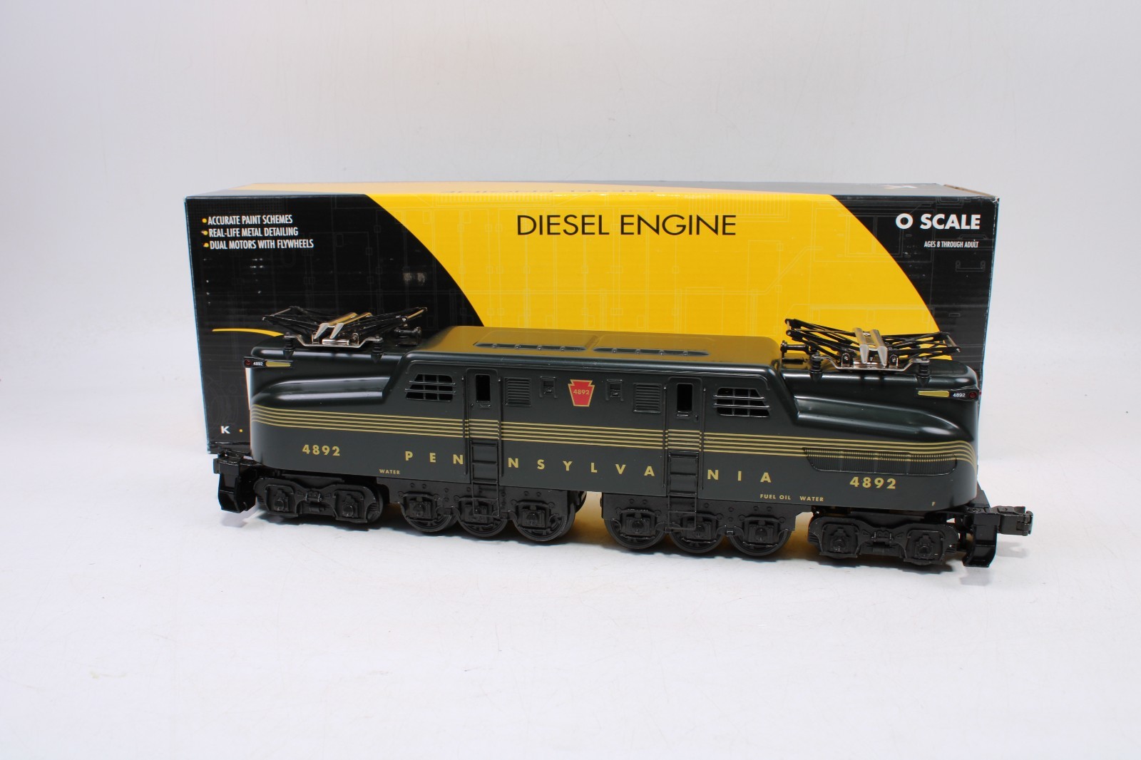 K-Line K2780-4892IC O Gauge KCC Exclusive PRR GG-1 Locomotive #4892