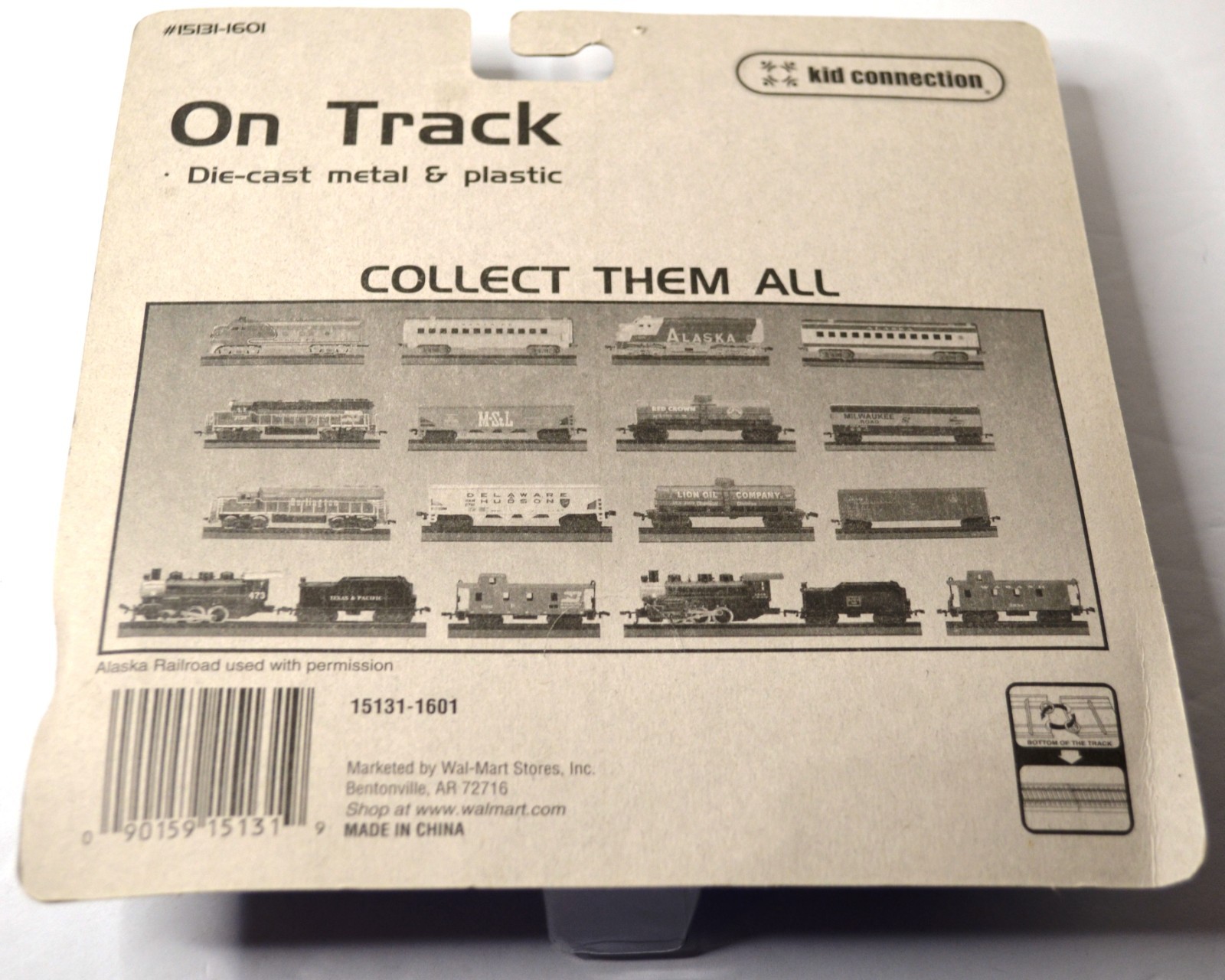 KID CONNECTION ON TRACK SANTA FE PASSENGER CAR 1601 DIE CAST TRAIN NEW SEALED