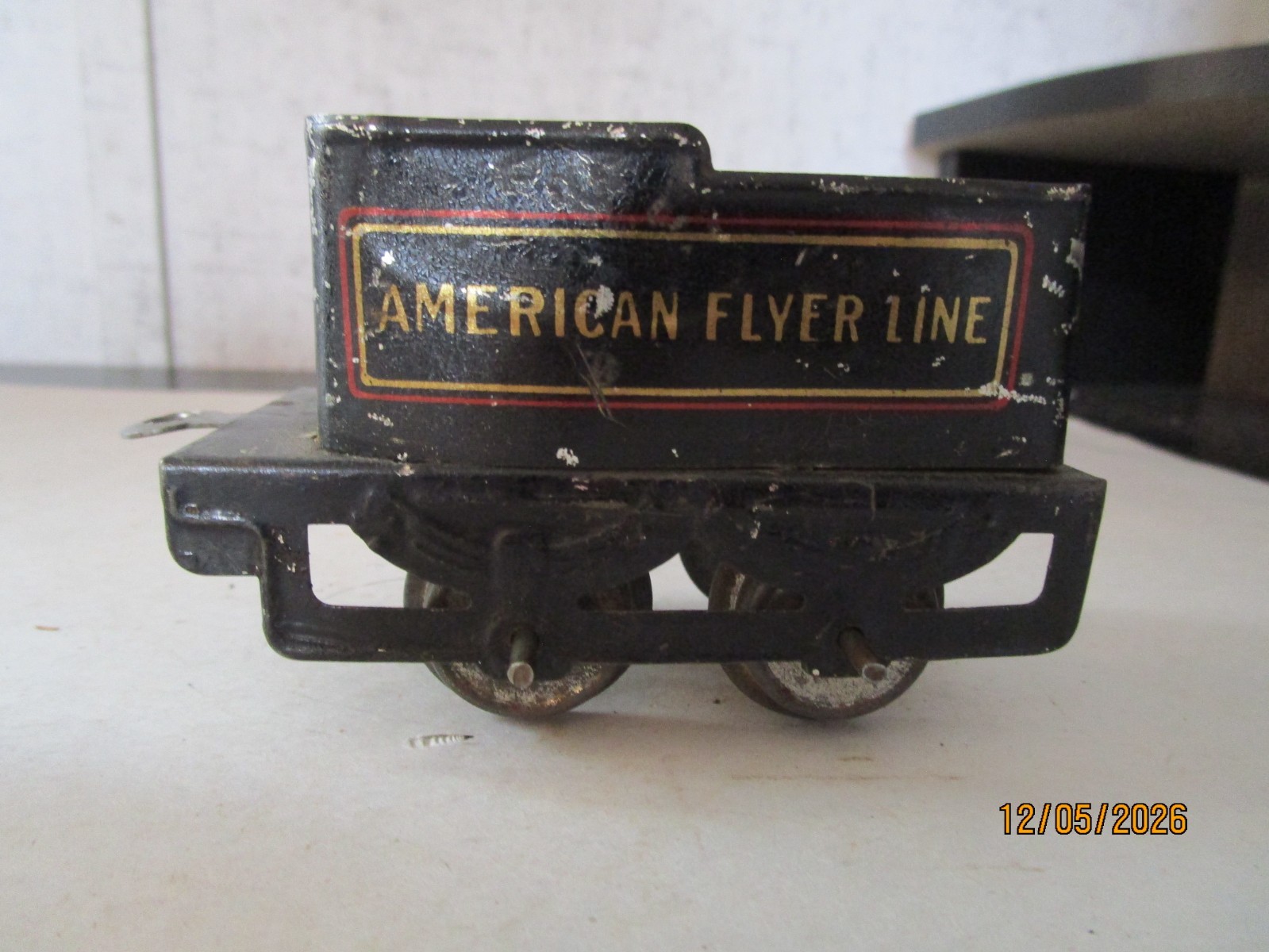 American Flyer, O Gauge, #12 Wind Up Steam Loco w/120 Tender