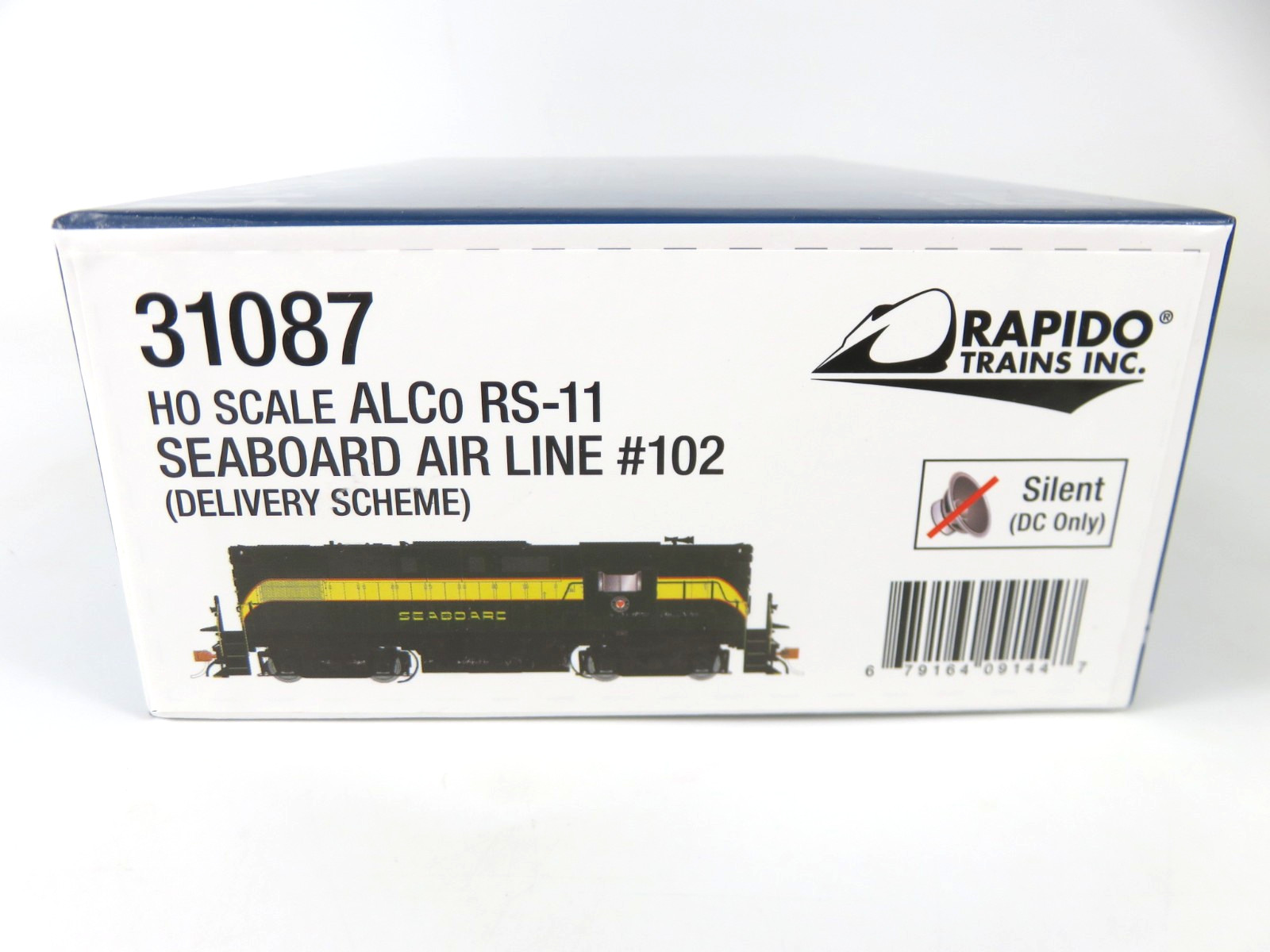 Rapido 31087 HO Seaboard Air Line Alco RS-11 Diesel Locomotive #102 DC/Silent
