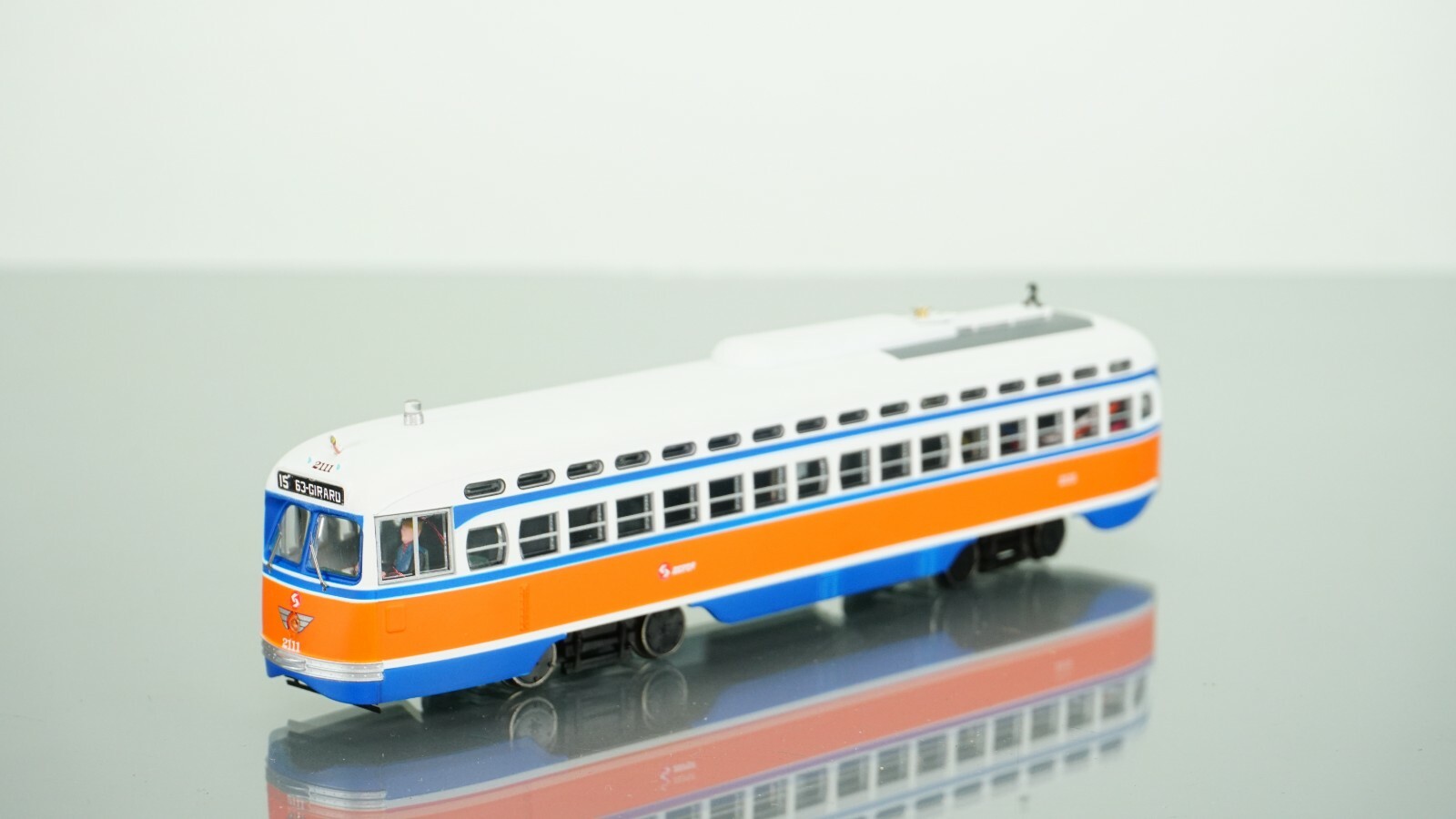 Bowser PCC Streetcar Septa Gulf Oil 2111 DC/DCC HO scale
