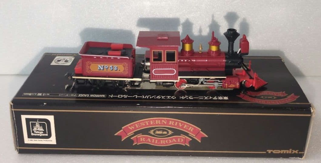 TOMIX Western River Railroad Colorado Steam Locomotive Tokyo Disneyland 1/80