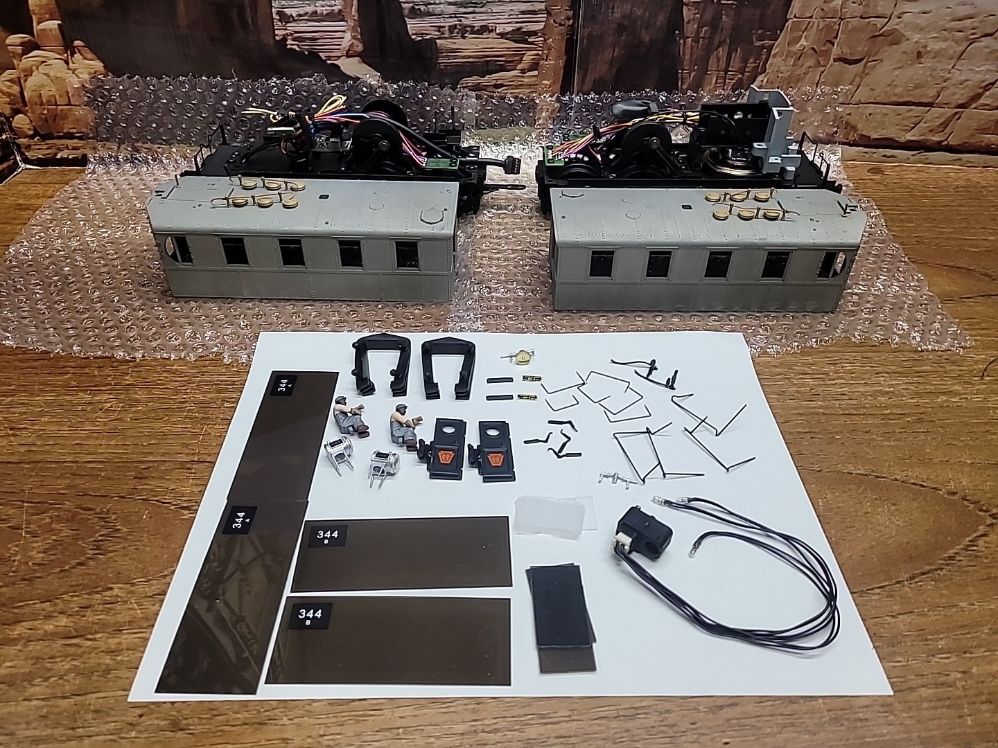 MTH O Gauge Undecorated Electric Boxcab’s Loco For Parts Or Project