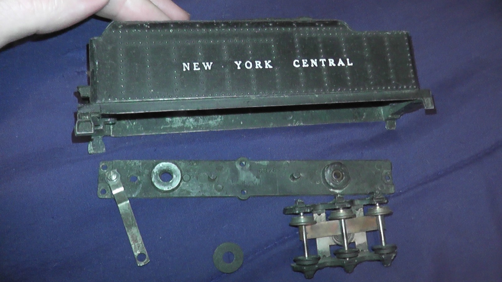 ho american flyer coal tender gilbert usa antique diecast metal new york central