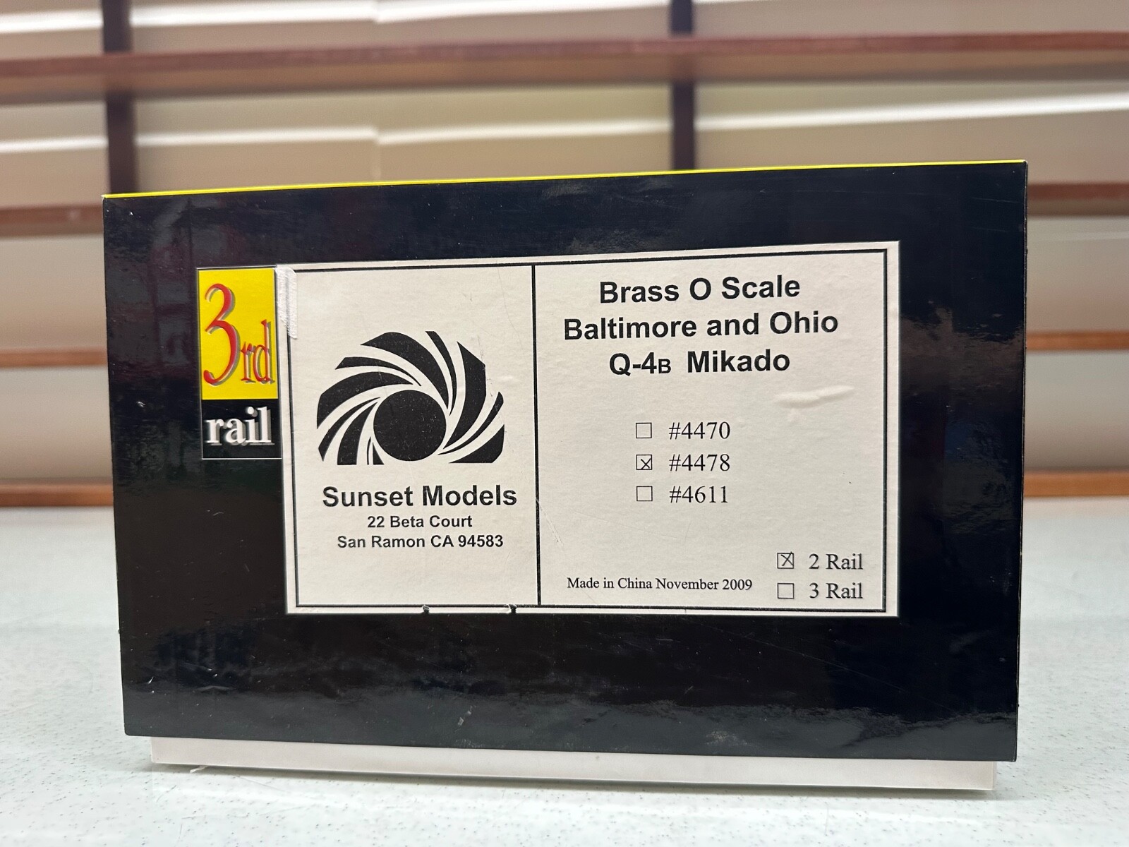 Brass O Sunset 2 Rail Baltimore & Ohio 2-8-2 Class Q-4 Mikako F/P
