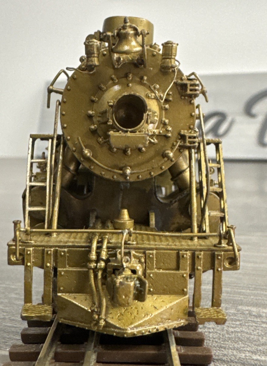 Key Imports HO Brass Mikado D&RGW 2-8-2 K-59 Steam Engine Unpainted & Needs TLC!