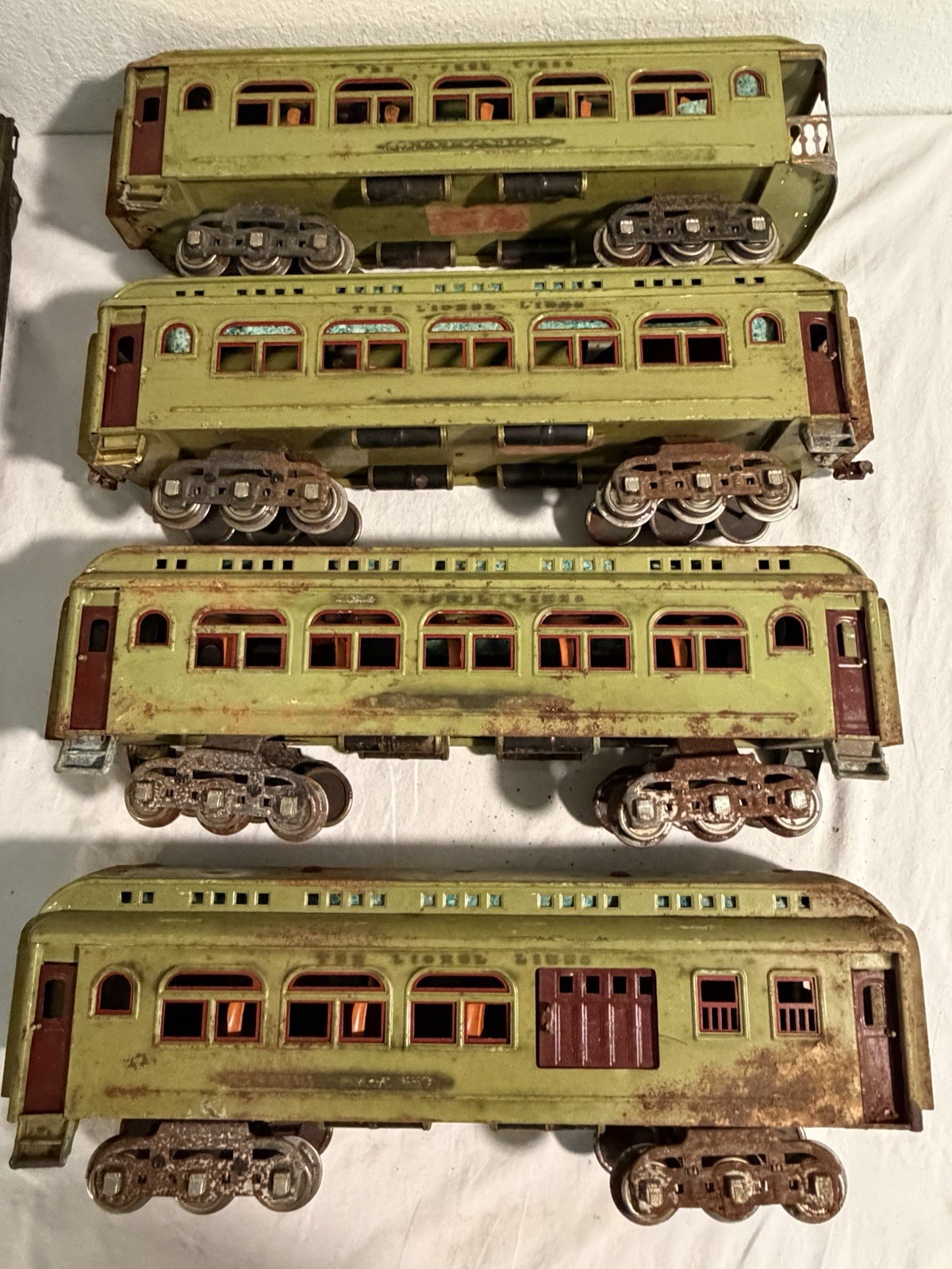 Lionel 408E State Set Pre War JOB LOT Loco Standard Gauge + Extras READ!! AS IS