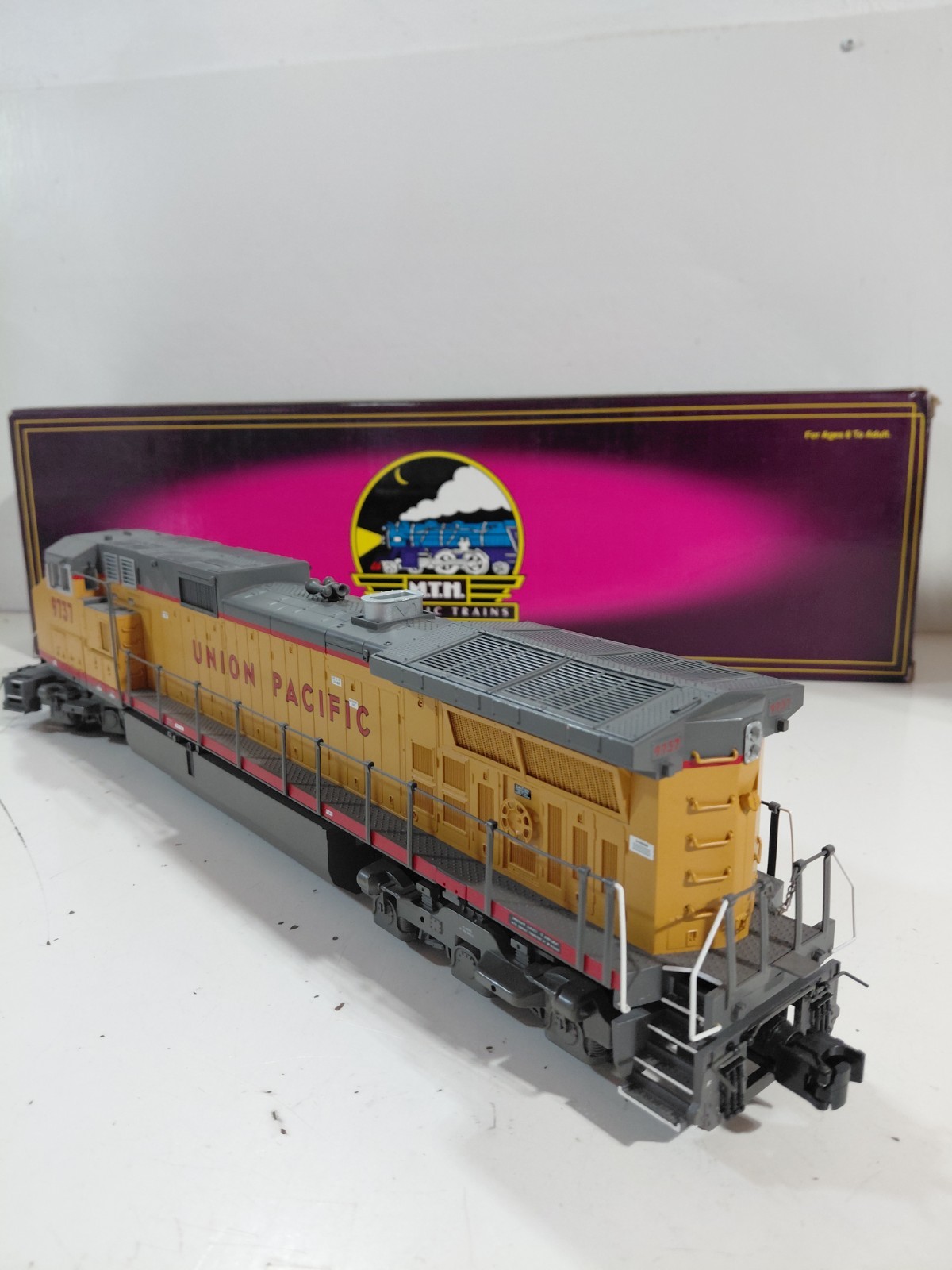 MTH 20-2270-1 O Gauge Model Railroad Union Pacific Dash-9 PS2 Diesel Engine wBox