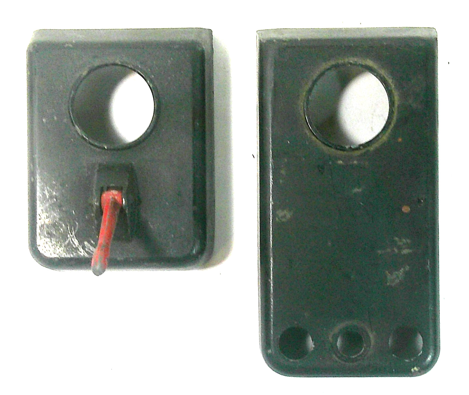 Lionel Diecast Switch Covers, One for Automatic Switch and One for Manual