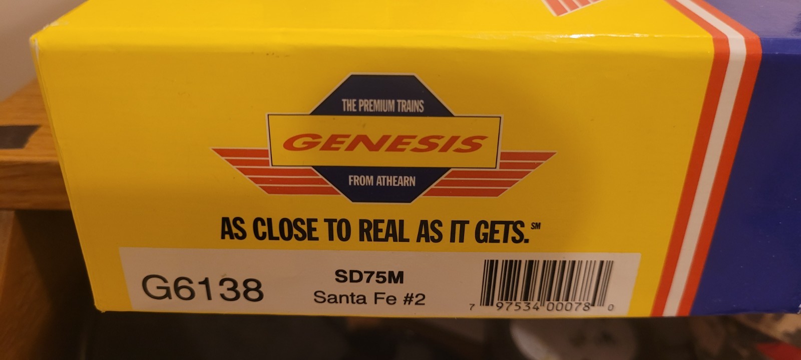 MINT Athearn Genesis HO Santa Fe #2 SD75M G6138 Locomotive New in Box # 241