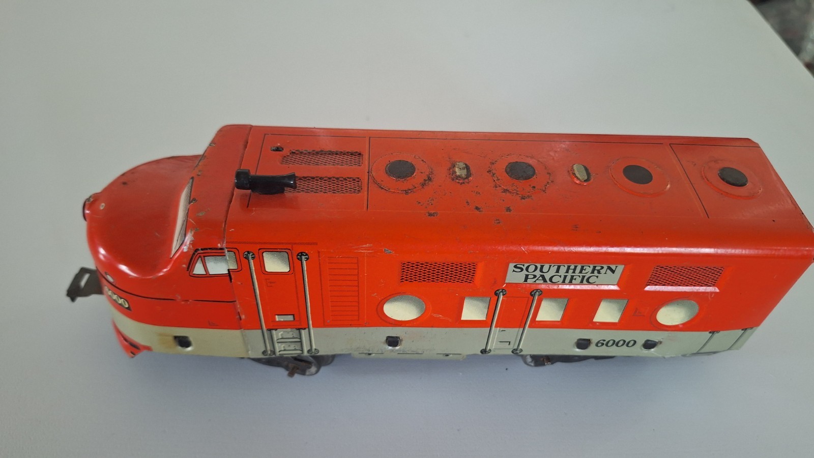 Vintage O Gauge Marx Southern Pacific 6000 Diesel Dummy Locomotive