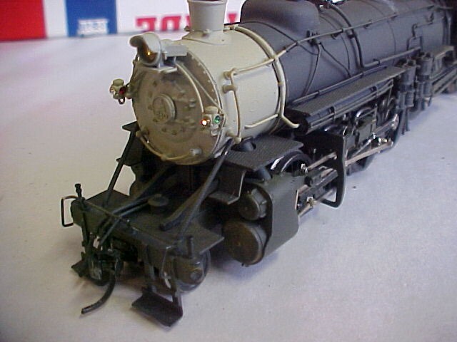 Westside Models HO scale brass 2-8-2 B&O Locomotive with aux. tender in OB