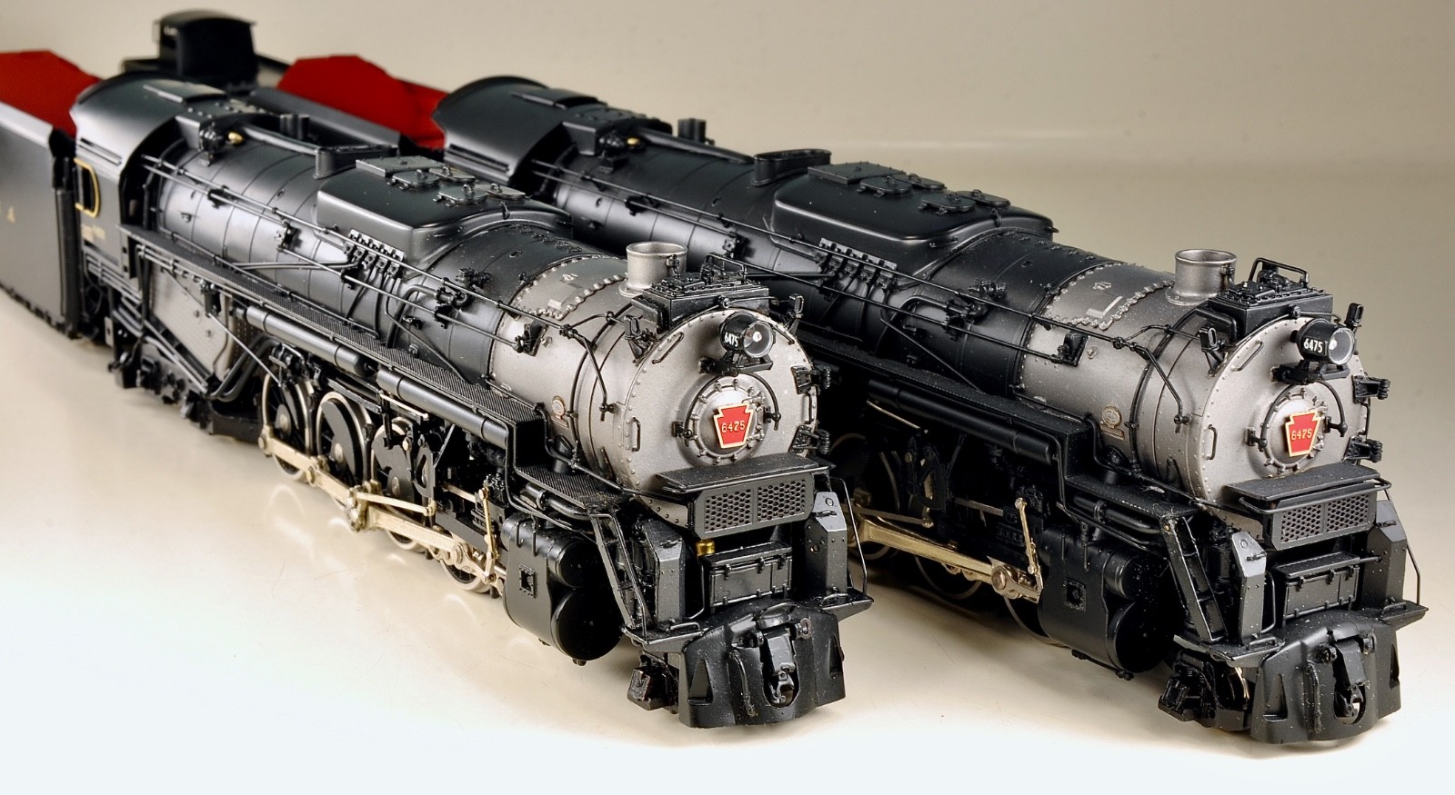 KEY HO Brass PENNSYLVANIA J-1a 2-10-4 & Tender FP #6475 OB MINT!