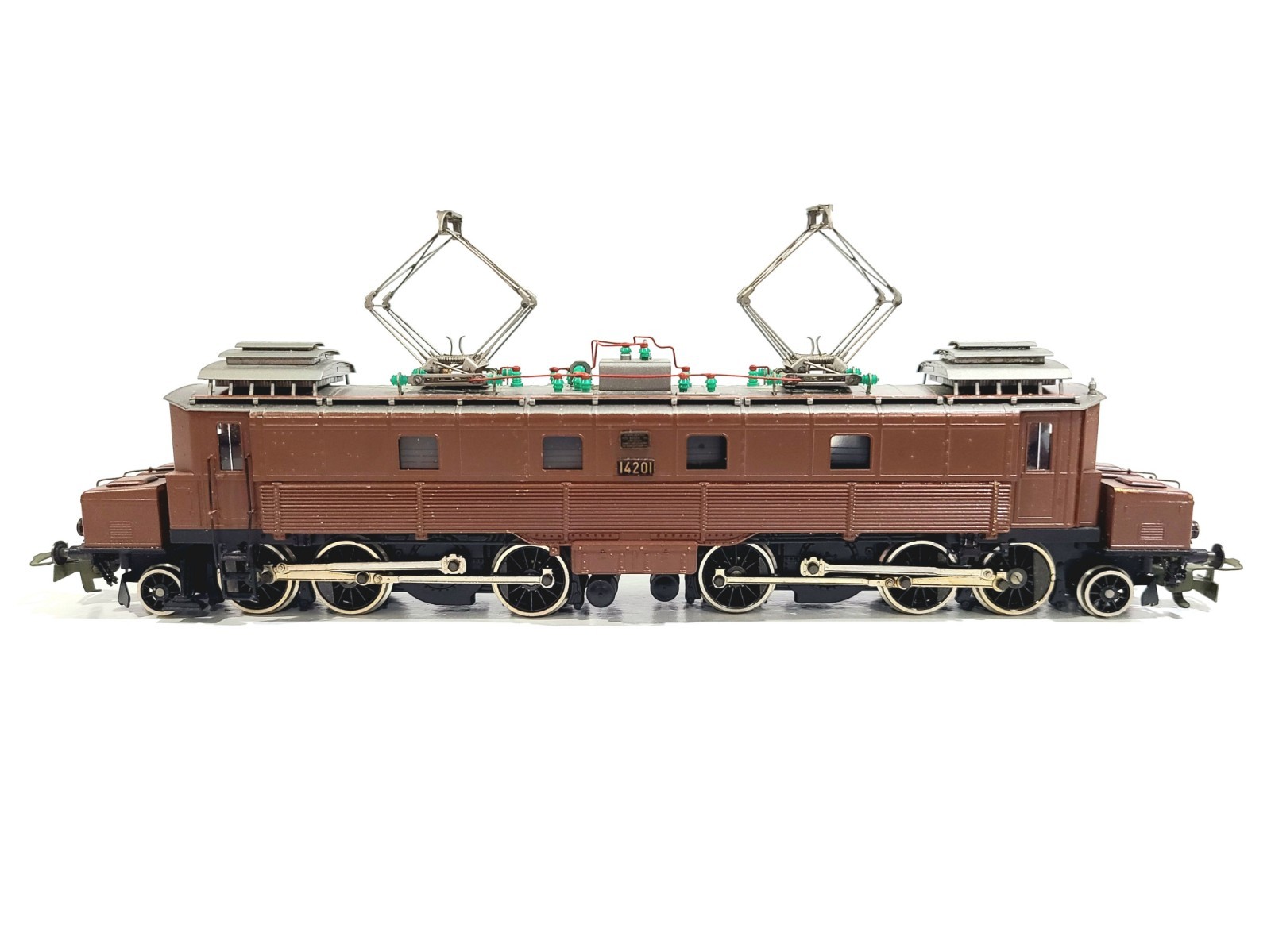 Metropolitan SBB-CFF Ce 6/8 Schlotterbut Brown #14201 HO Brass Model #742
