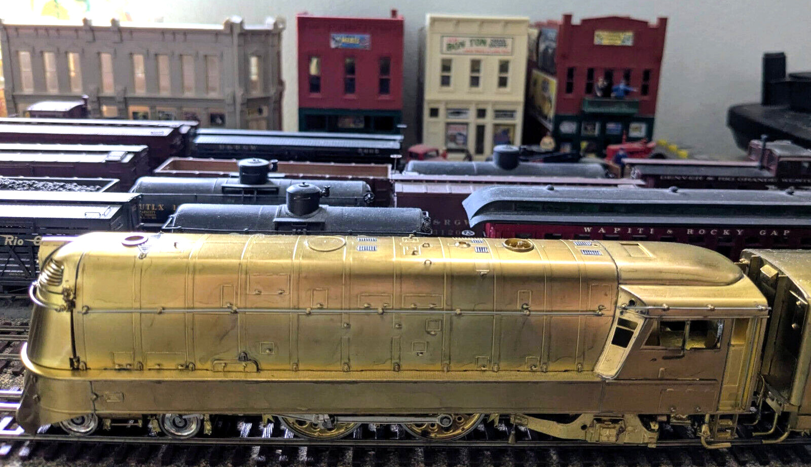 **1 OF 100! OVERLAND BRASS MILW RD CLASS A 4-4-2 #3-4 MODERNIZED HO *”RUNS G@@D!